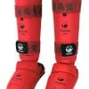 Protezioni per tibie e piedi da karate TOKAIDO - WKF 2 Protezioni per tibie e piedi da karate TOKAIDO Kanji approvate dalla WKF