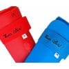 protezioni per tibie e piedi rosso-blu-kamikaze-brodery