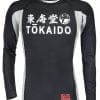 Rashguard Tokaido Athletic Japan tee-shirt maniche lunghe-tokaido-nero-athletic-japan