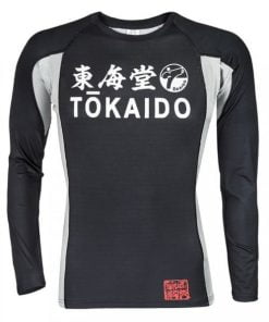 Rashguard Tokaido Athletic Japan tee-shirt maniche lunghe-tokaido-nero-athletic-japan
