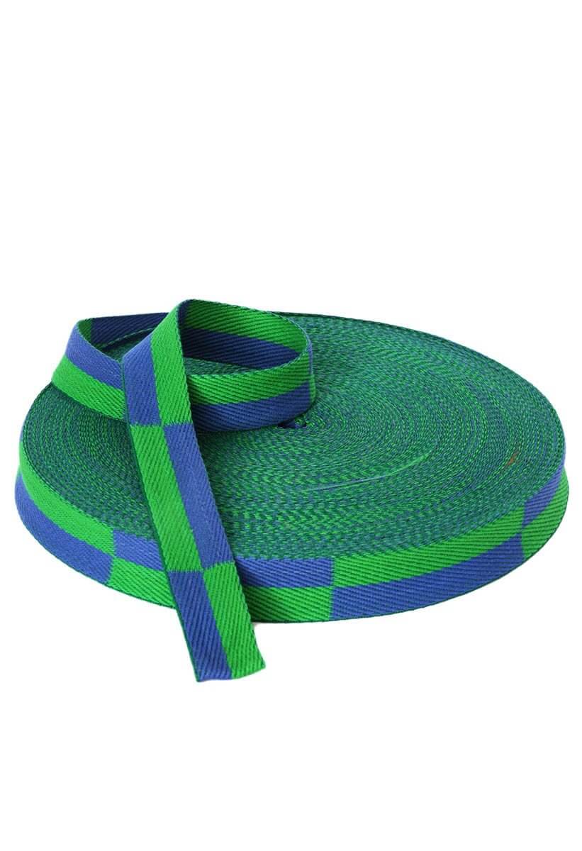 Cintura Kamikaze Per Arti Marziali - Cotone 100% - Colori Solidi Arancione/Verde - Larghezza 3,5 Cm - Lunghezza 290 Cm - Ideale Per Cinture Kyu (Kumite) - 4
