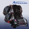 borsa sportiva-arawaza-arancio-rosso-rosa