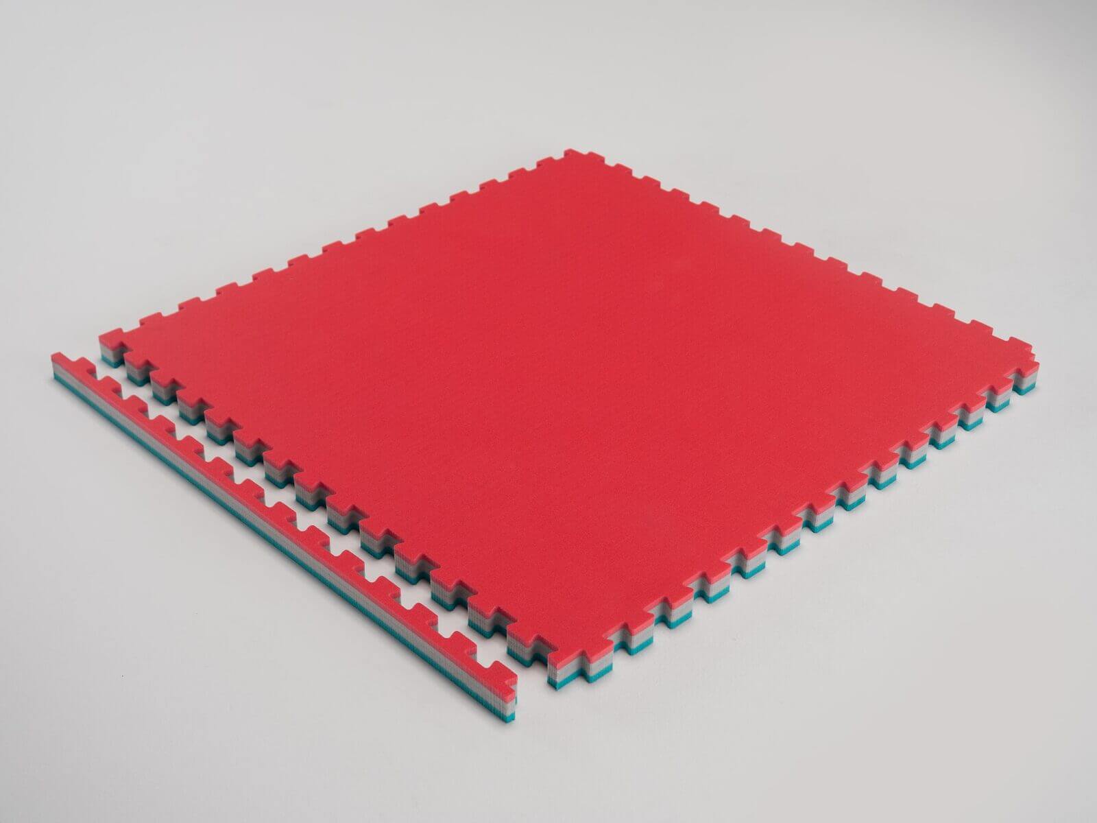 Tatami ProGame MULTI PERFORMANCE 13 tatami-progetto-puzzle-multiperformance-reversibile-rosso-verde-4-cm-bordered